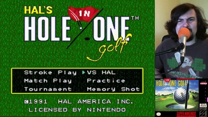 Old School - HAL's Hole in One Golf (SNES)