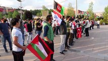 KARABÜK - İsrail'in Mescid-i Aksa'ya saldırıları protesto edildi