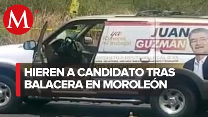 Atacan a balazos a candidato de PRD en Moroleón