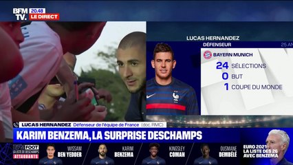 Lucas Hernandez à propos de Karim Benzema: "Il a été sélectionné, il le mérite"