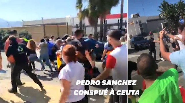 Face aux migrants, Pedro Sanchez chahuté à son arrivée à Ceuta et Melilla