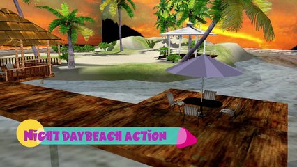 Night day beach action imvu