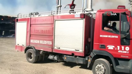 Enerji santrali ikinci kez alevlere teslim odu