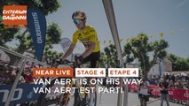 #Dauphiné 2022 - Étape 4 / Stage 4 - Near Live - Van Aert is on his way / Van Aert est parti