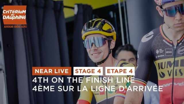 #Dauphiné 2022 - Étape 4 / Stage 4 - Near Live - 4th on the finish line / 4ème sur la ligne d'arrivée