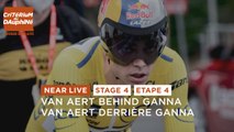 #Dauphiné 2022 - Étape 4 / Stage 4 - Near Live - Van Aert behind Ganna / Van aert derrière Ganna