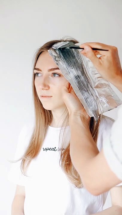 pintando o cabelo