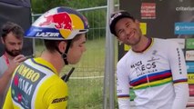 Critérium du Dauphiné 2022 - Filippo Ganna gagne la 4e étape et le chrono, Wout Van Aert est 2e et reste en jaune