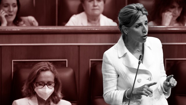 Yolanda Díaz lo vuelve a hacer: recurre al programa de Vox para tumbar los insultos de una de sus diputadas