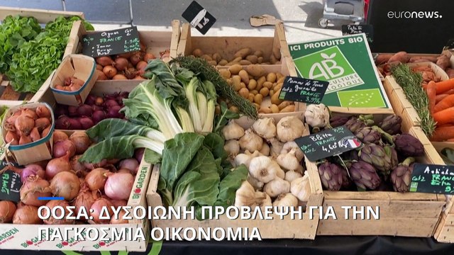 Δυσοίωνη πρόβλεψη του ΟΟΣΑ για την παγκόσμια οικονομία