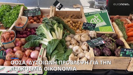 Δυσοίωνη πρόβλεψη του ΟΟΣΑ για την παγκόσμια οικονομία