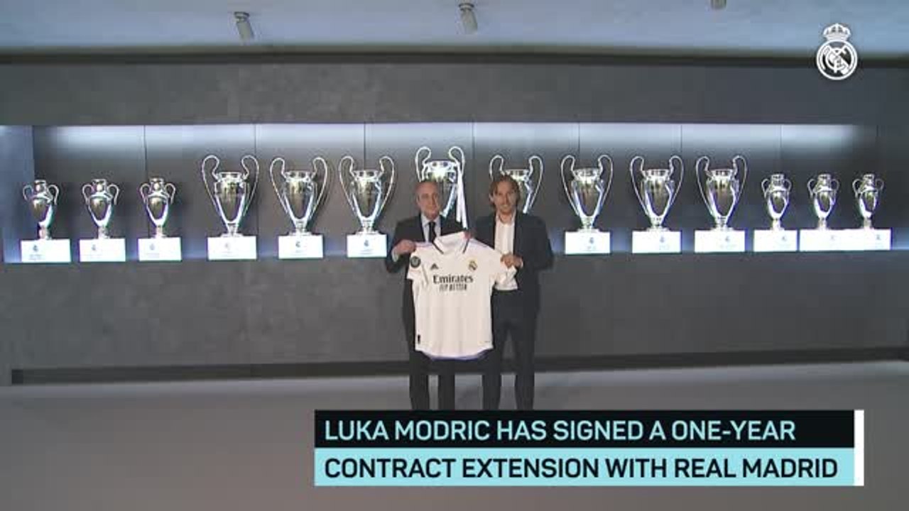 Luka Modric signs new deal with Real Madrid