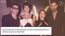 Famosos e fashionistas: casais investem em looks poderosos para festa em SP. Fotos!