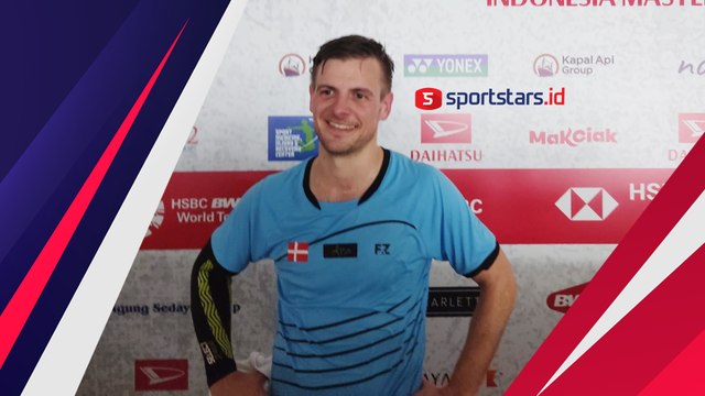 Tampil di Indonesia Masters 2022, HK Vittinghus Beberkan Makanan Indonesia Favoritnya