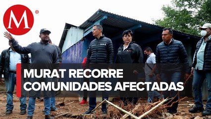 Tras paso de 'Agatha', Murat promete trabajar sin descanso por zonas aisladas de Oaxaca