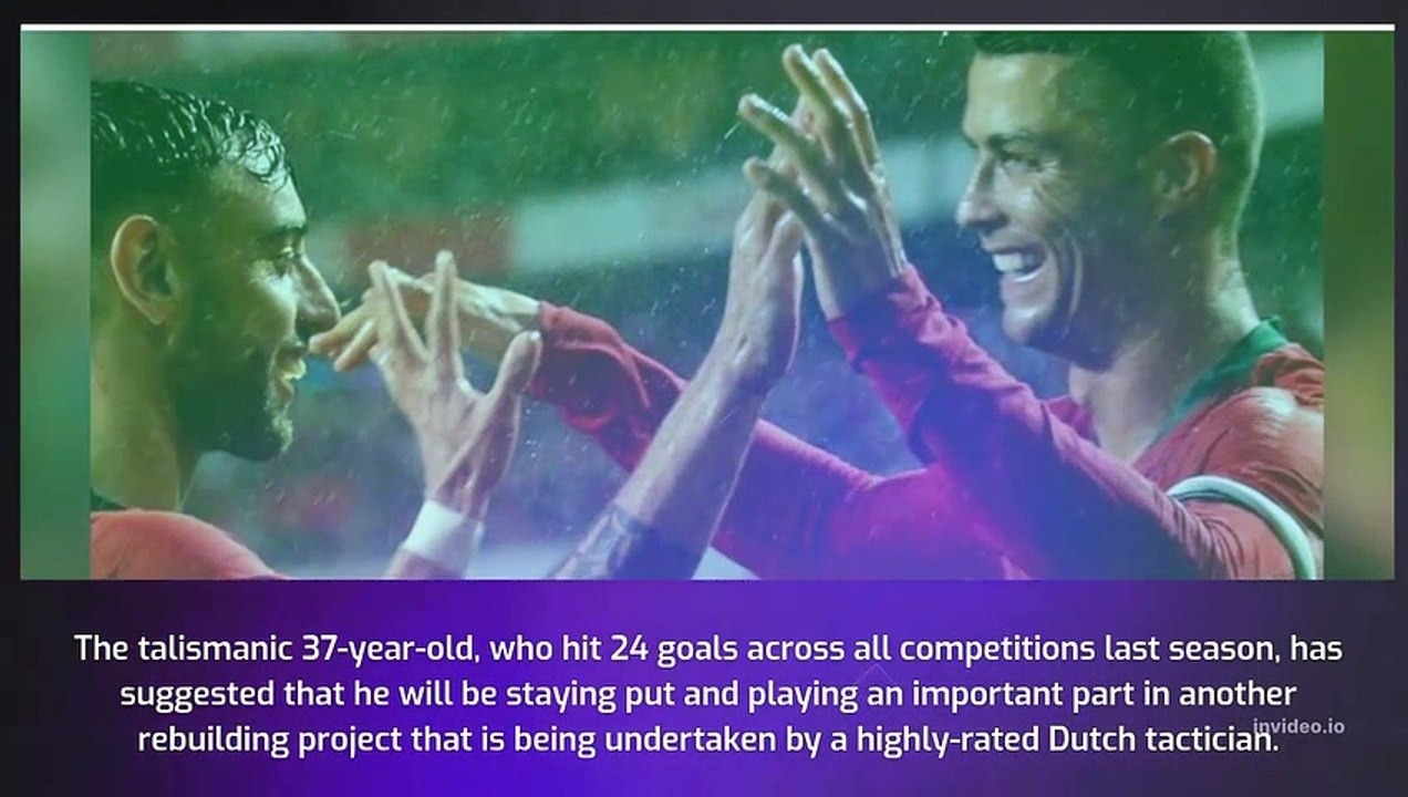 Cristiano Ronaldo  Very happy at Man Utd