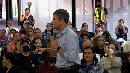 Beto O'Rourke", visitó el Valle del Río Grande