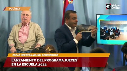 Lanzamiento del programa jueces en la escuela 2022