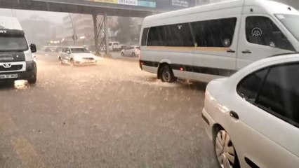 Başkentte sağanak etkili oldu (6)