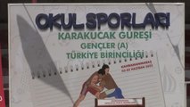 KAHRAMANMARAŞ - Türkiye Okul Sporları Karakucak Güreşi müsabakaları başladı