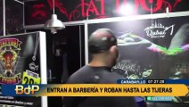 Carabayllo: delincuentes dejan vacía una barbería al robarse desde el televisor hasta las tijeras