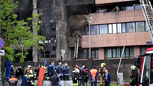 4 جرحى عقب اندلاع حريق في مركز تجاري في موسكو