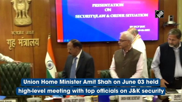 Delhi: Amit Shah chairs high-level meeting on J&K security