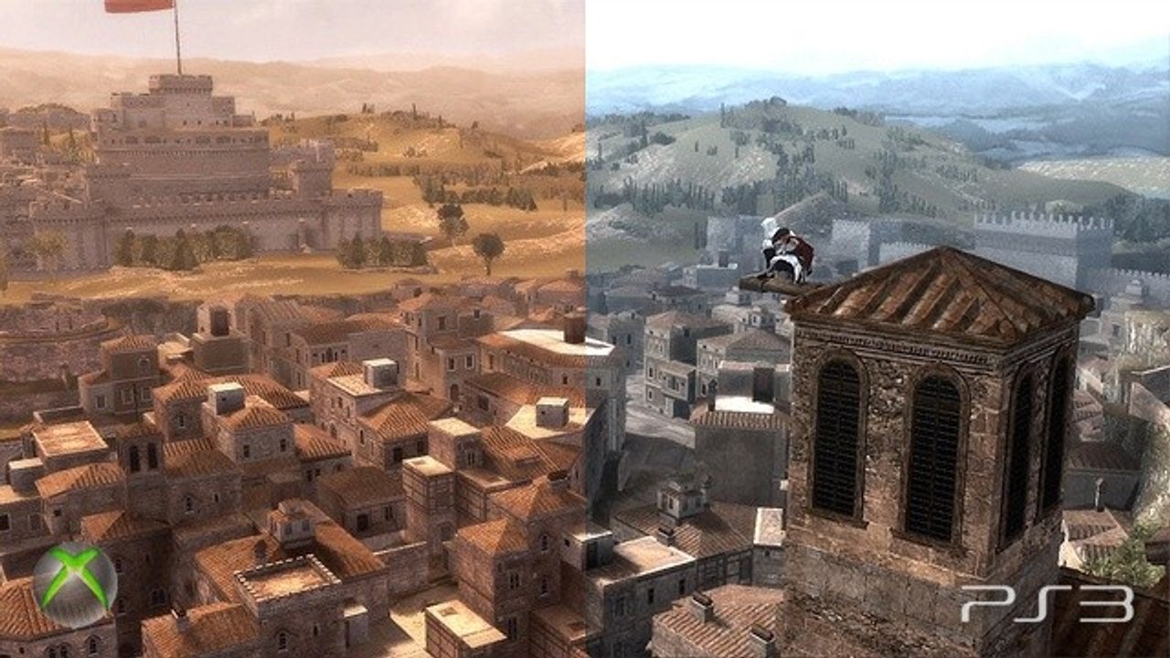 Assassin's Creed: Brotherhood - Grafikvergleich