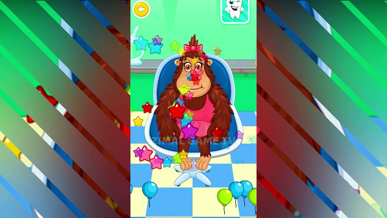 Lion, Monkey, Elephant, Animal Dentist - Cartoon for Kids