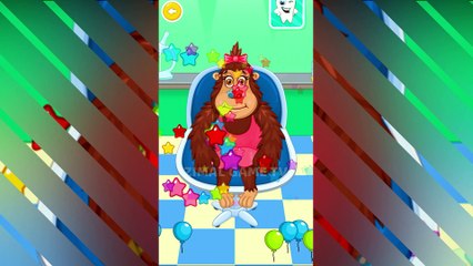 Lion, Monkey, Elephant, Animal Dentist - Cartoon for Kids