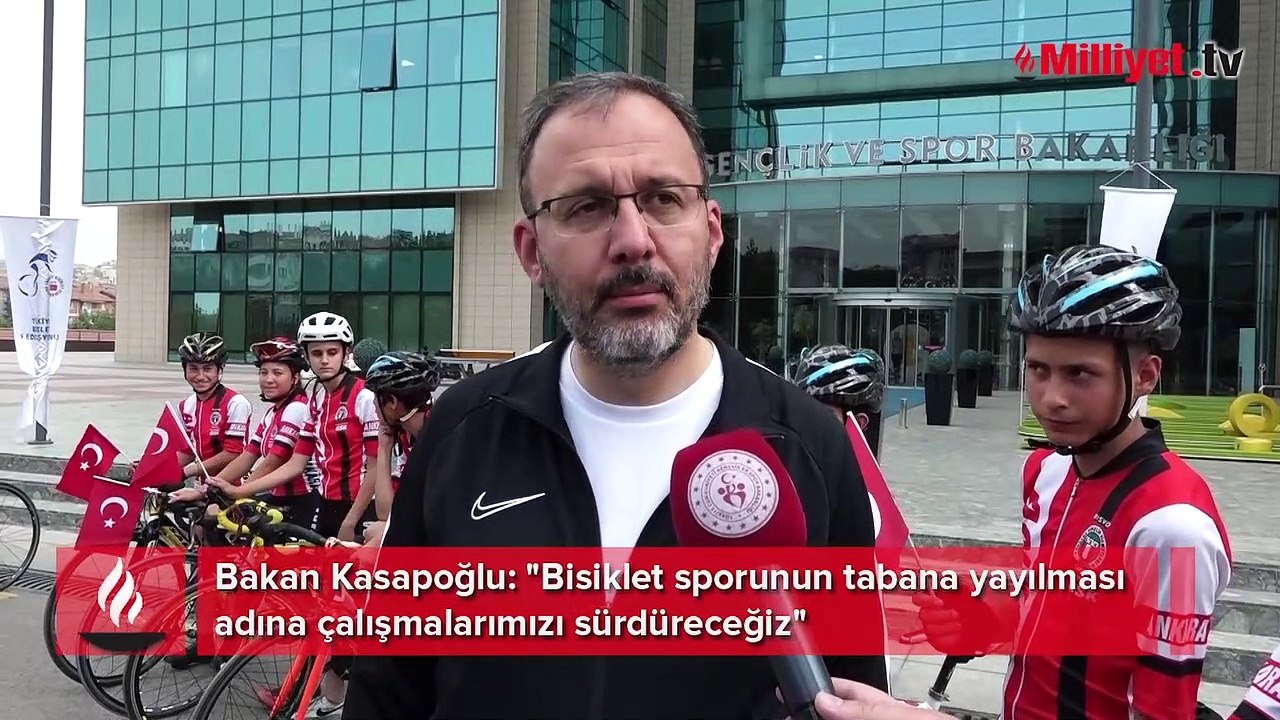 Bakan Kasapoğlu: Bisiklet sporunun tabana yayılması adına çalışmalarımızı sürdüreceğiz