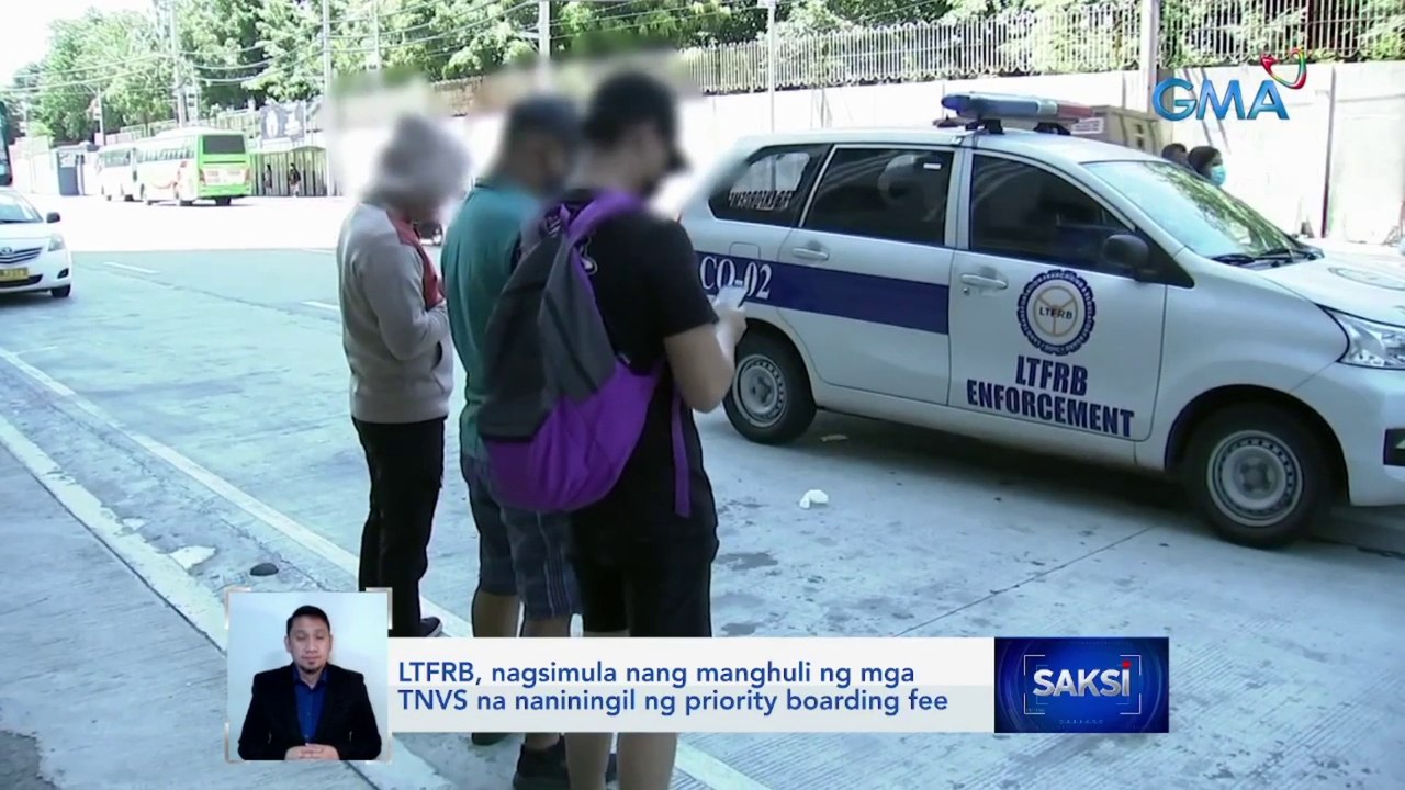LTFRB, nagsimula nang manghuli ng mga TNVS na naniningil ng priority boarding fee | Saksi