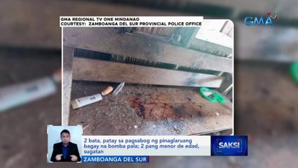 2 bata, patay sa pagsabog ng pinaglaruang bagay na bomba pala | Saksi
