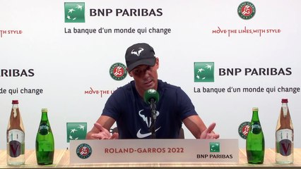 Roland-Garros 2022 - Rafael Nadal : "I feel really sorry for Zverev! It's the dream to be in the final at Roland-Garros, but that's not how we wanted it to happen"