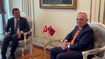 Arnavutluk cumhurbaşkanı gülmekten kendini alamadı İmamoğlu'na 