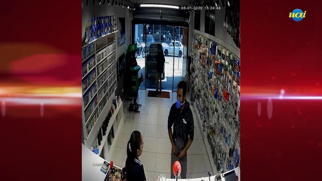 Homens assaltam loja de eletrônicos em Igarapé