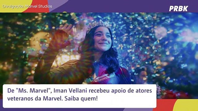 Estes atores veteranos da Marvel deram conselhos valiosos a estrela de Ms. Marvel