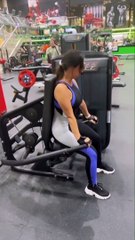 ديانا حداد أثناء ممارسة الرياضة