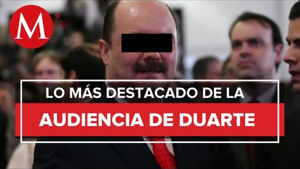 En audiencia, César Duarte se niega a declarar tras formulación de cargos