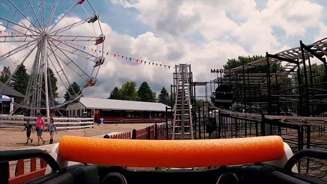 Mad Mouse Roller Coaster (Little Amerricka Amusement Park - Marshall, Wisconsin) - 4k Roller Coaster POV Video