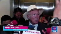 Relación entre México y EU no cambiará por asistencia a Cumbre de las Américas: Ken Salazar
