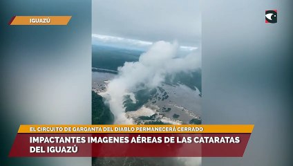 Impactantes imagenes aéreas de las cataratas del Iguazú