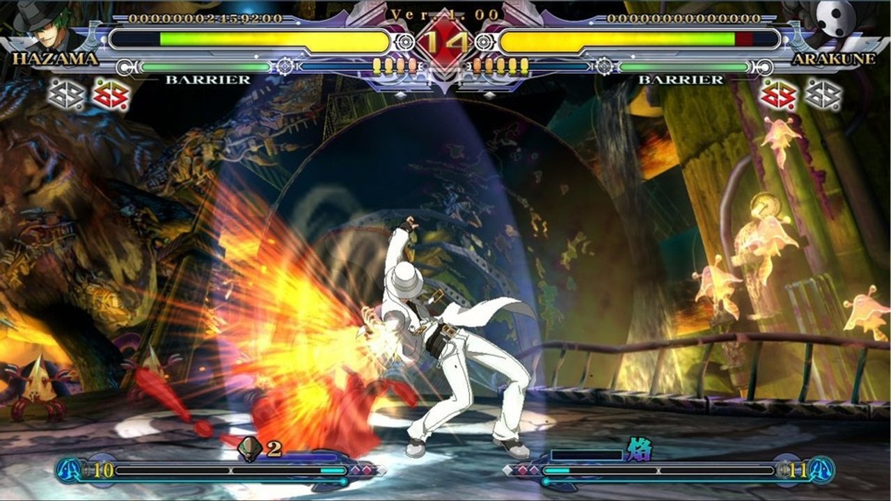 Blazblue: continuum shift - test-video