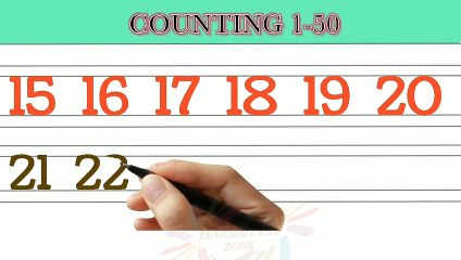 Counting 1 to 50 _ learn one to fifty _ number Up to fifty _ one one eleven