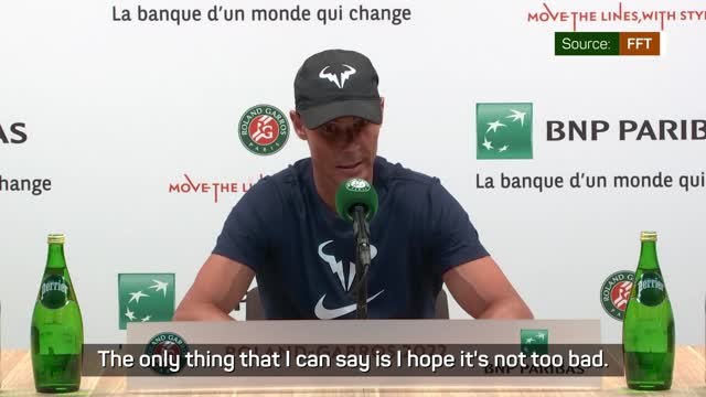 Nadal 'feels sorry' for Zverev after ankle injury