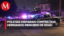 En San Luis Potosí policías dispararon a dos menores