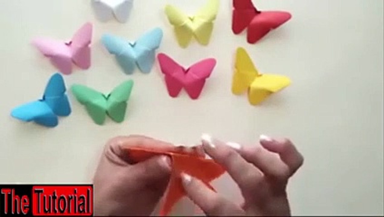 Kreatif Membuat Kupu kupu Kertas  origami