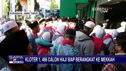 Download Video: Ratusan Calon Haji Kloter Pertama Tiba di Asrama Haji, Siap Berangkat ke Tanah Suci 4 Juni 2022