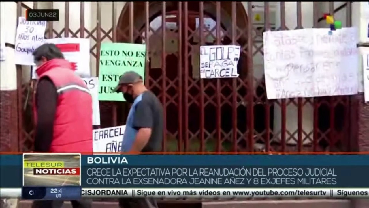 Gran expectativa en Bolivia por proceso judicial contra Jeanine Añez y ocho exjefes militares