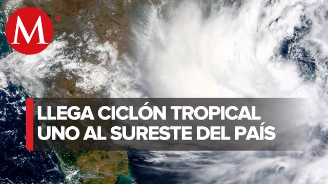 Potencial ciclón tropical 'uno' se desplaza al noreste del país; prevén lluvias en Yucatán